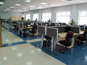 辦公樓PVC地板案例